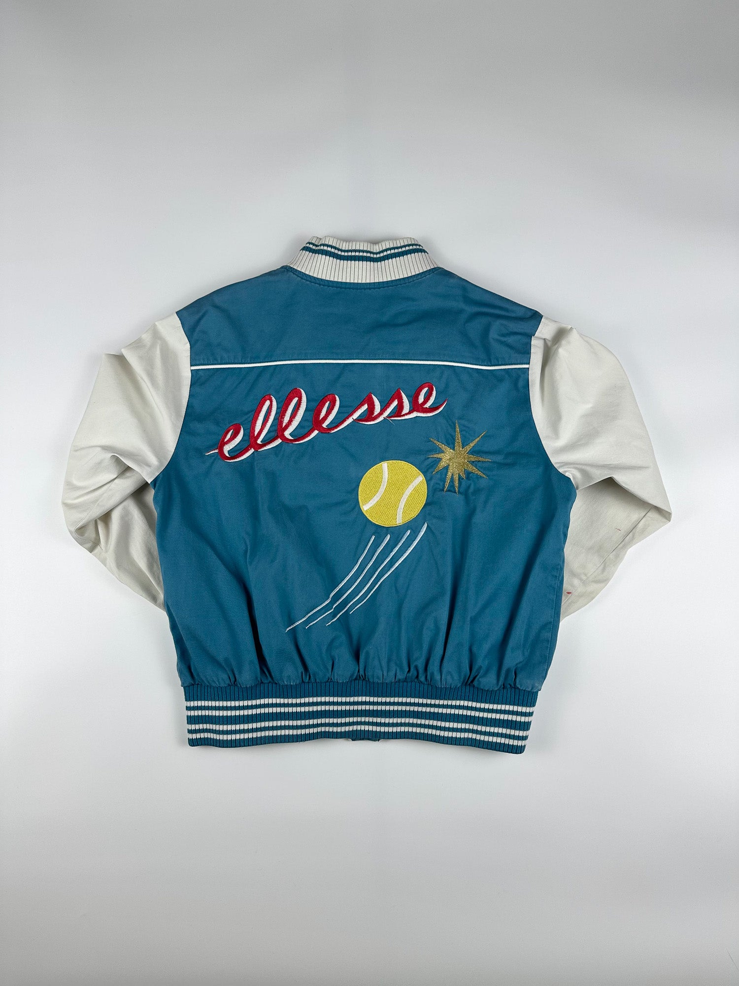 Vintage 00s 2005 S/S Eley Kishimoto x Ellesse Embroidered Varsity Jacket (12)