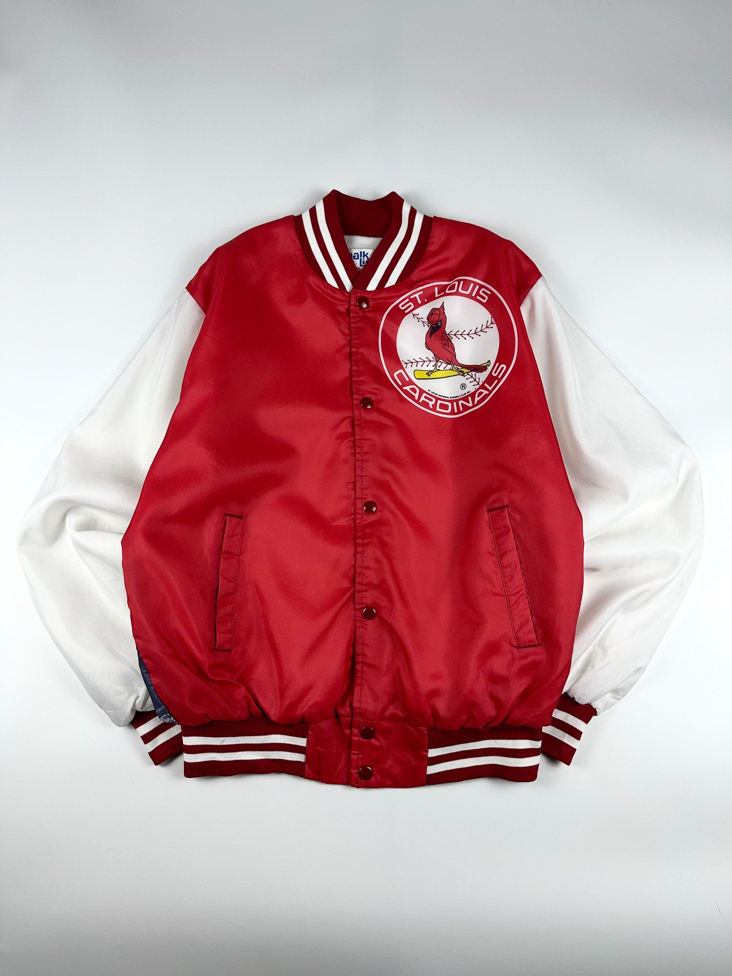 Vintage 80s Chalk Line St. Louis Cardinals Fanimation MLB Varsity Jacket (M)