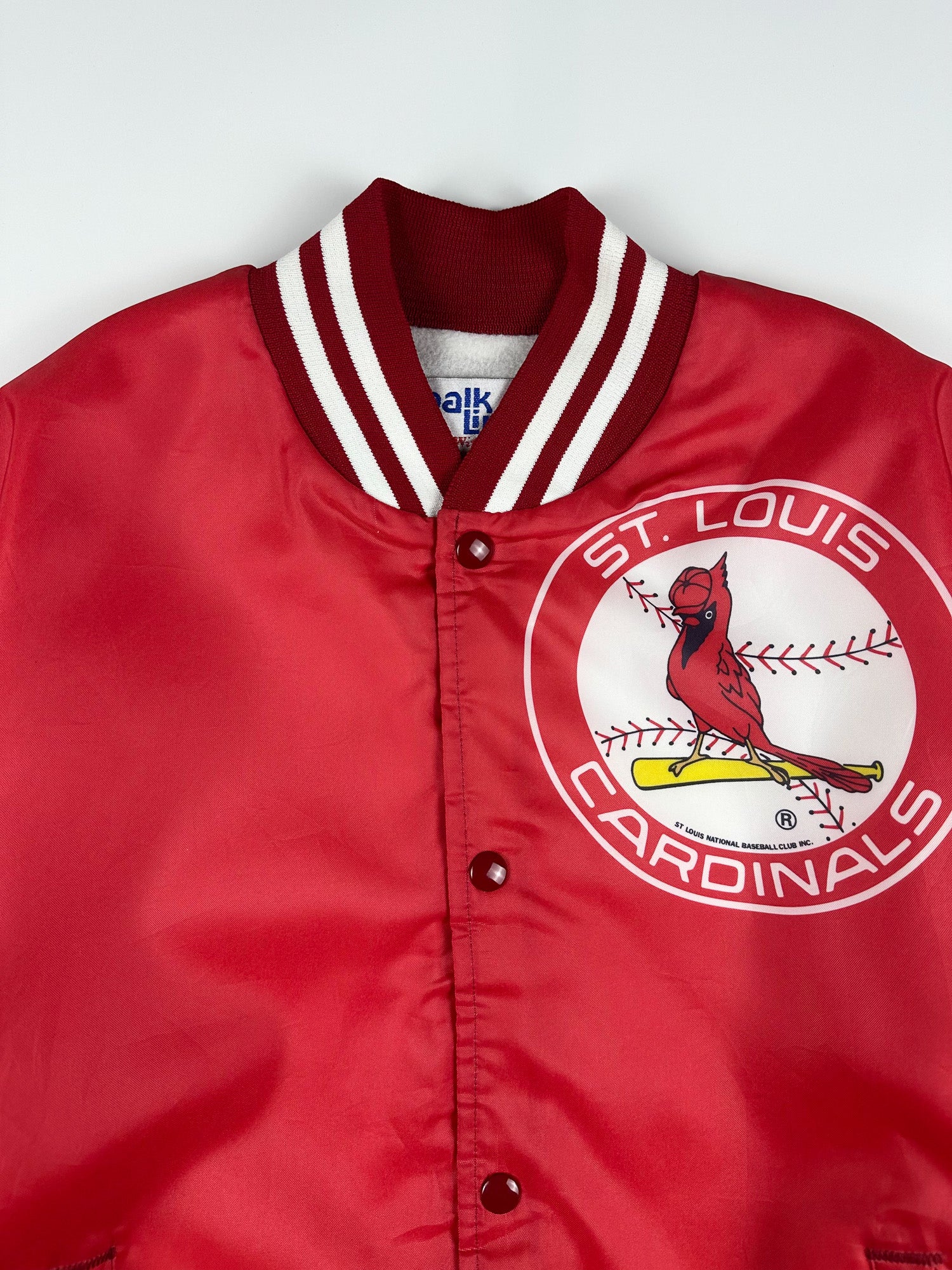 Vintage 80s Chalk Line St. Louis Cardinals Fanimation MLB Varsity Jacket (M)