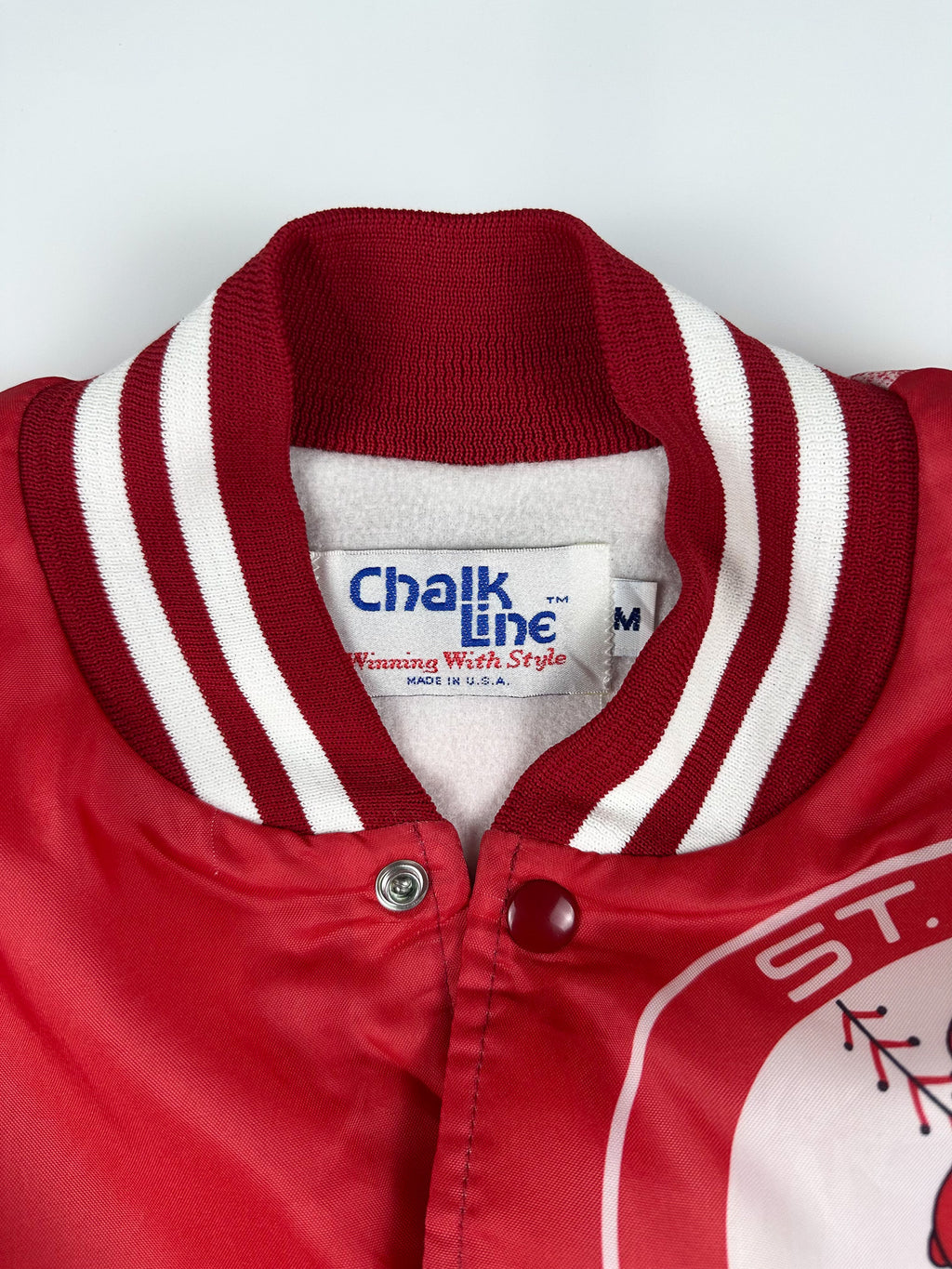 Vintage 80s Chalk Line St. Louis Cardinals Fanimation MLB Varsity Jacket (M)
