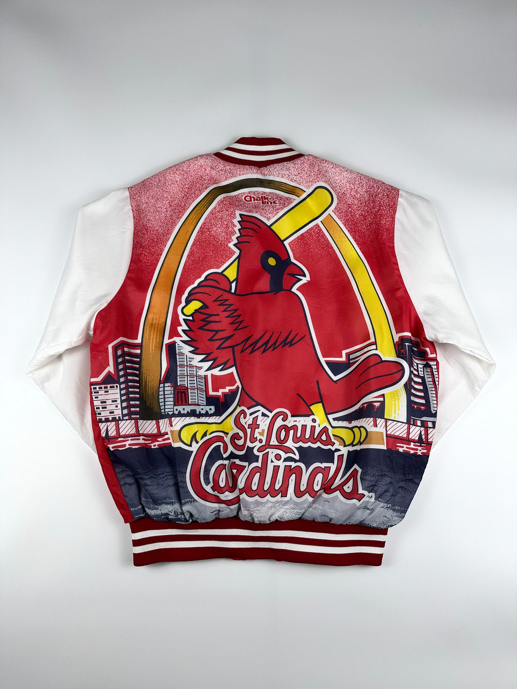 Vintage 80s Chalk Line St. Louis Cardinals Fanimation MLB Varsity Jacket (M)