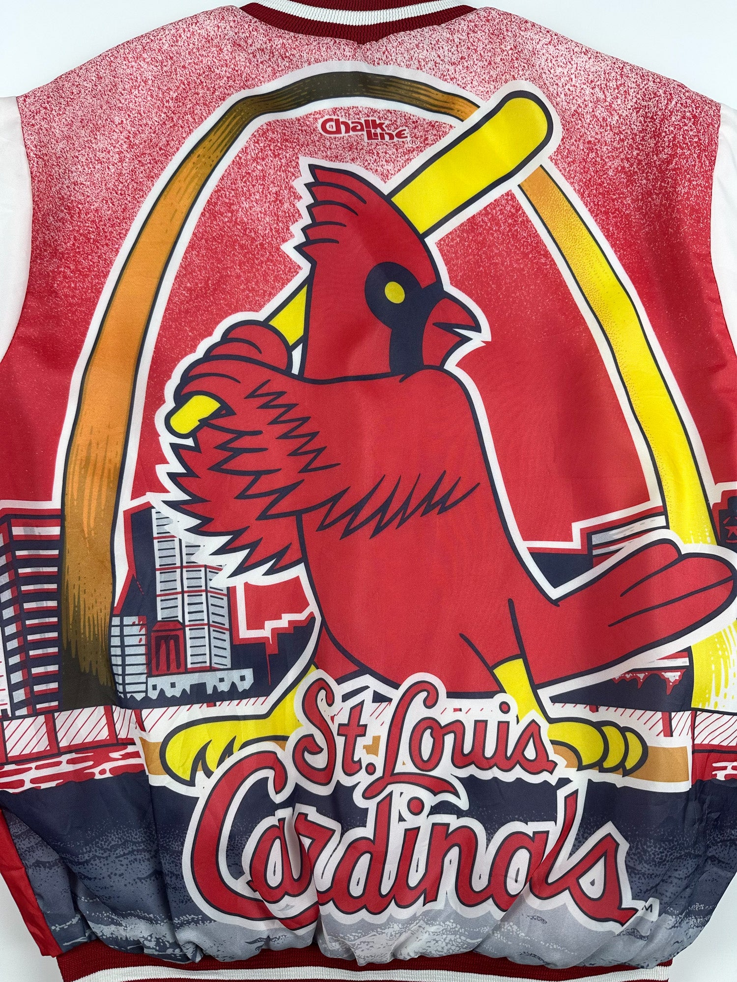 Vintage 80s Chalk Line St. Louis Cardinals Fanimation MLB Varsity Jacket (M)