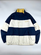 Vintage 90s Nautica Embroidered Spellout Reversible Sailing Jacket (2XL)