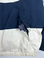 Vintage 90s Nautica Embroidered Spellout Reversible Sailing Jacket (2XL)