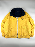 Vintage 90s Nautica Embroidered Spellout Reversible Sailing Jacket (2XL)