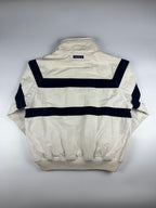Vintage 90s Nautica Challenge J-Class Horizontal Striped Sailing Jacket (L)