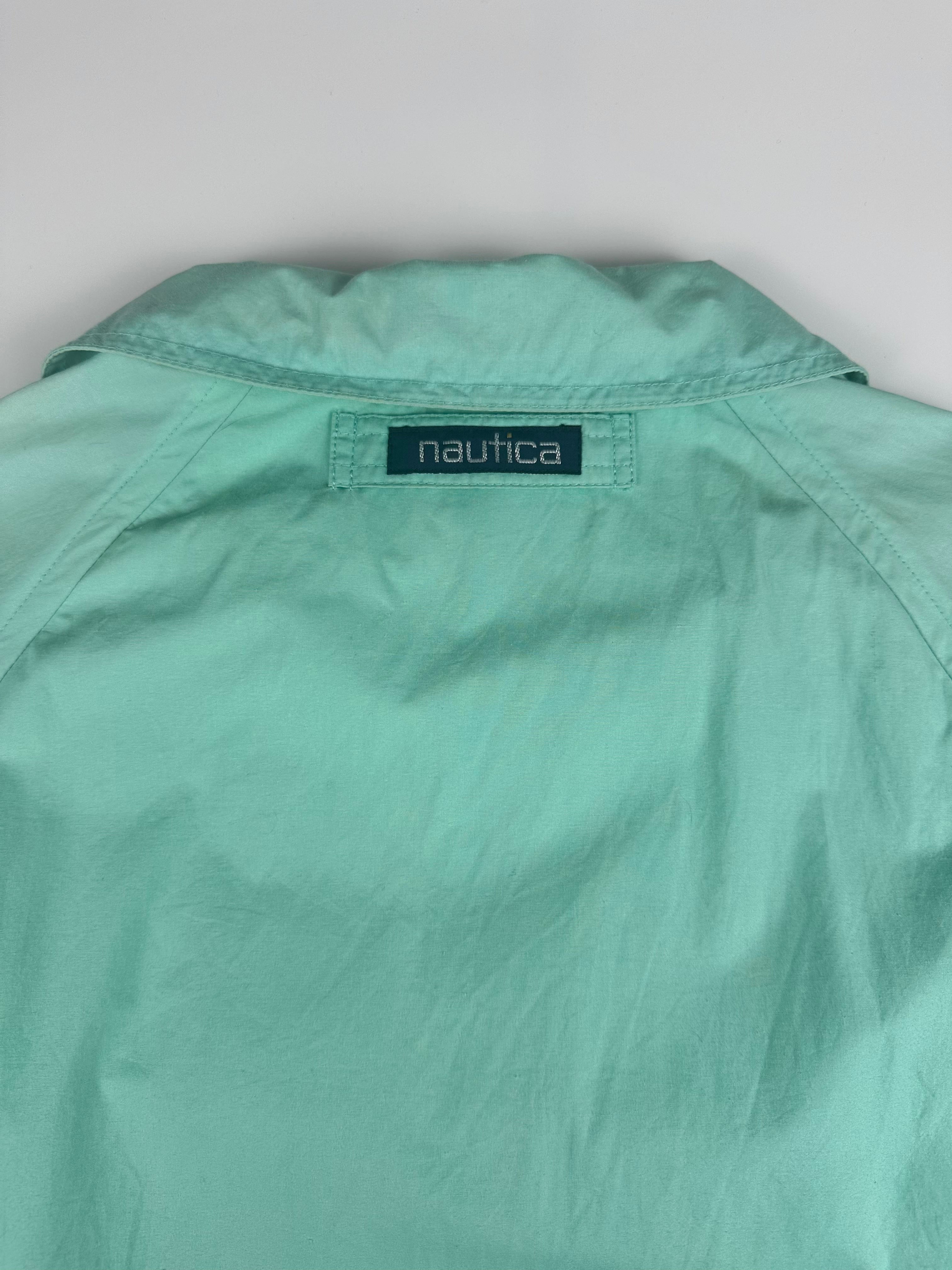 Vintage 90s Nautica Embroidered Small Logo Harrington Jacket (L)