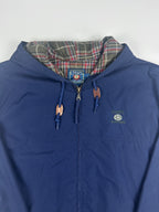 Vintage 90s Chaps Ralph Lauren Embroidered Spellout Hooded Parka Jacket (L)