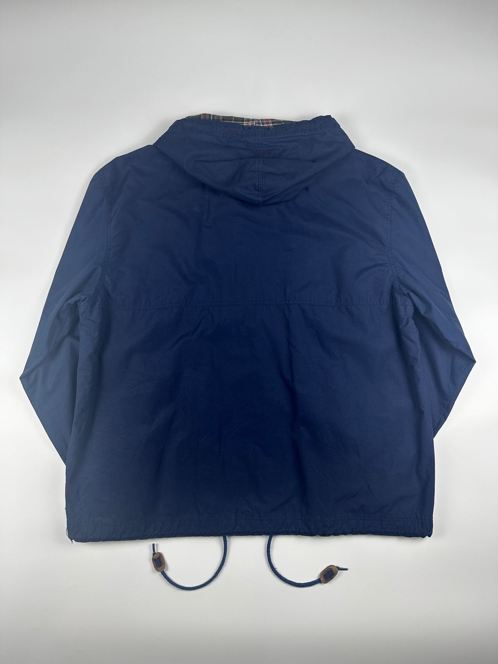 Vintage 90s Chaps Ralph Lauren Embroidered Spellout Hooded Parka Jacket (L)