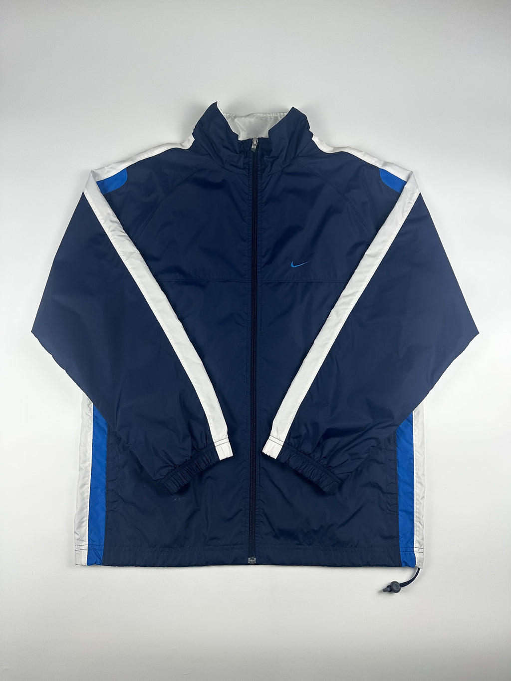 Vintage 00s Nike Embroidered Small Swoosh Logo Windbreaker Jacket (M)