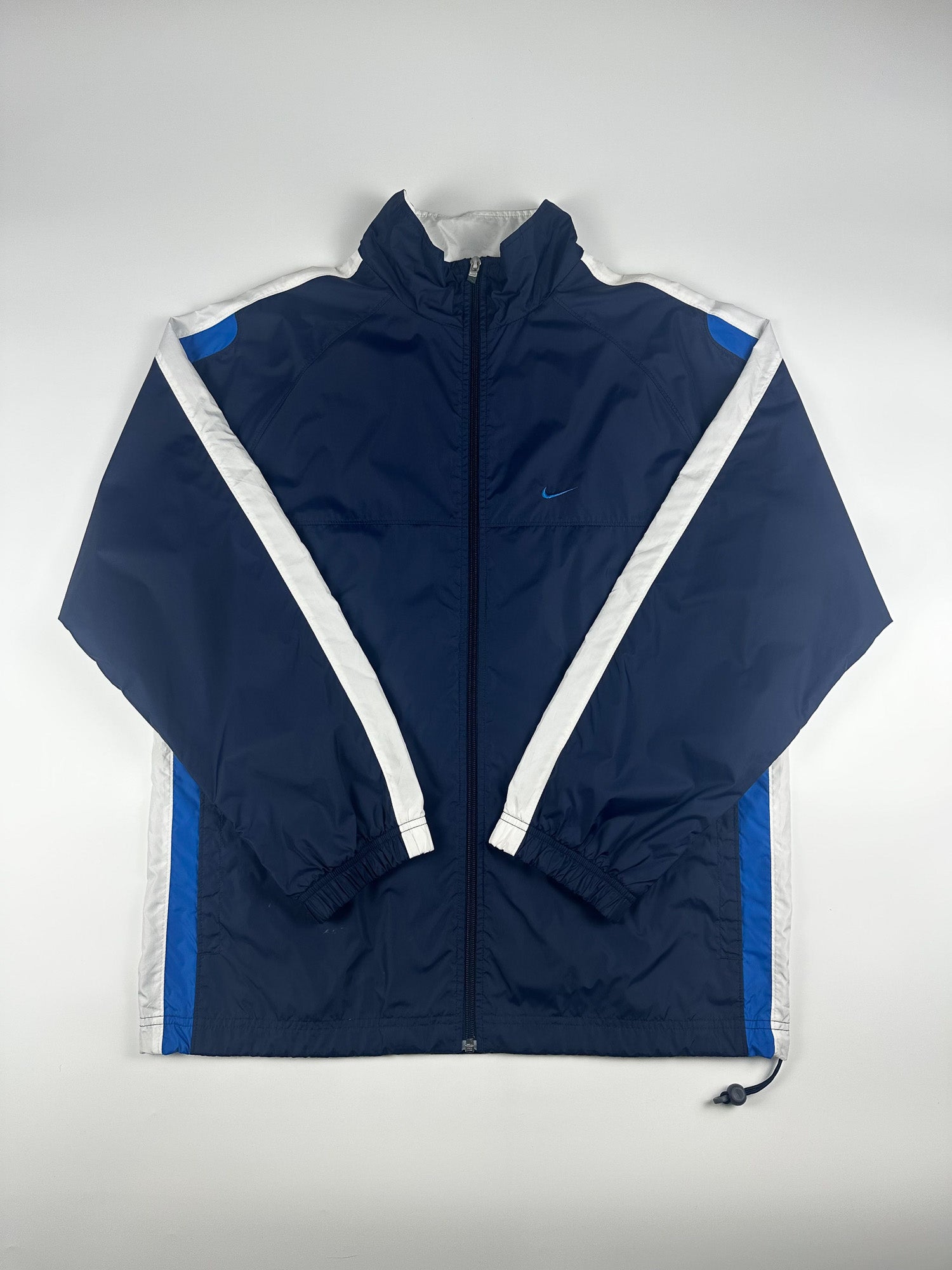 Vintage 00s Nike Embroidered Small Swoosh Logo Windbreaker Jacket (M)