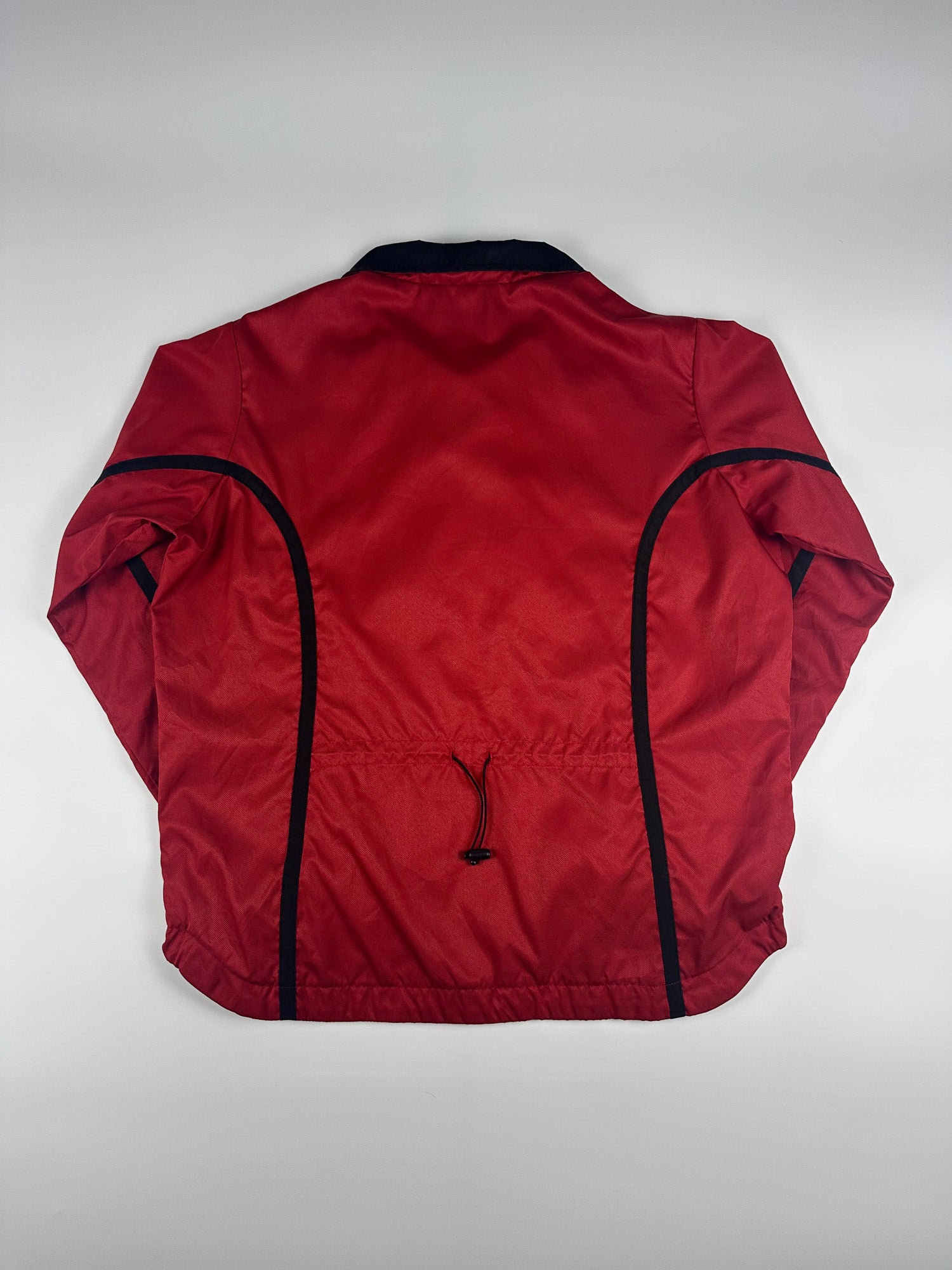 Vintage 00s Nike Tape Stripe Embroidered Spellout Windbreaker Jacket (S)