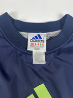 Vintage 90s Adidas Centre Logo Embroidered Pullover Windbreaker Jacket (M)