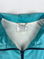 Vintage 90s Adidas Colour Block Embroidered Spellout Windbreaker Jacket (L)