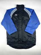Vintage 90s Adidas 3 Stripe Colour Block Training Parka Jacket (L)
