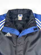 Vintage 90s Adidas 3 Stripe Colour Block Training Parka Jacket (L)