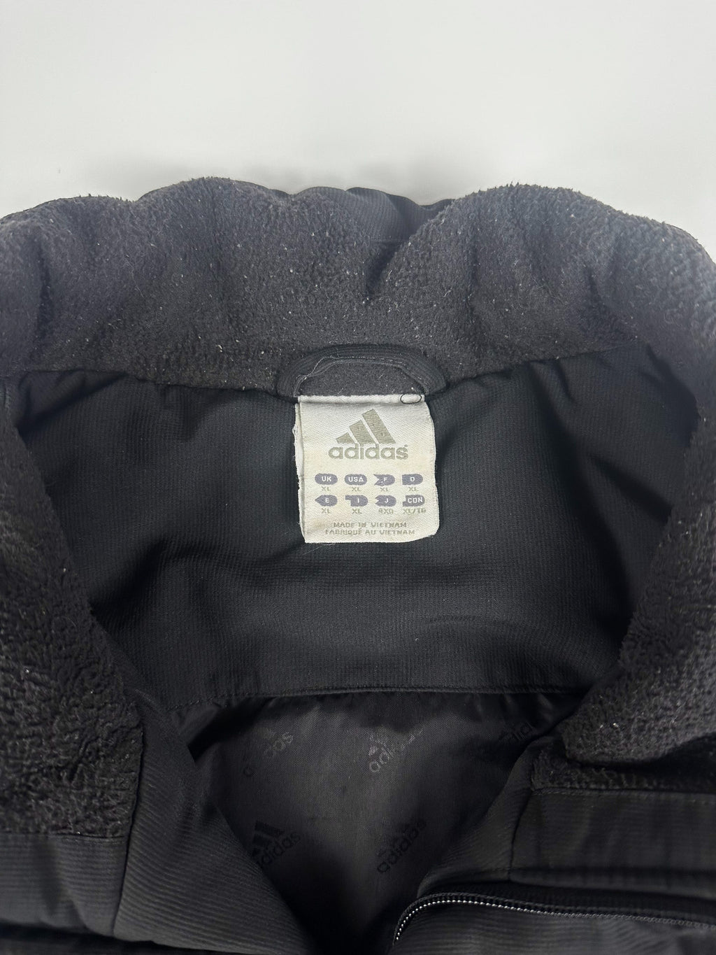 Preloved 00s 2008 Adidas Small Logo Embroidered Heavyweight Parka Jacket (XL)