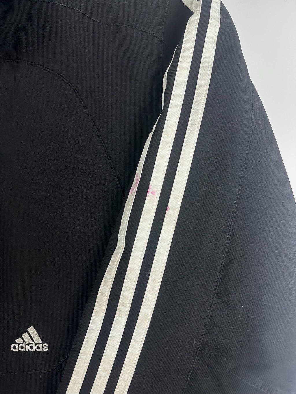 Preloved 00s 2008 Adidas Small Logo Embroidered Heavyweight Parka Jacket (XL)