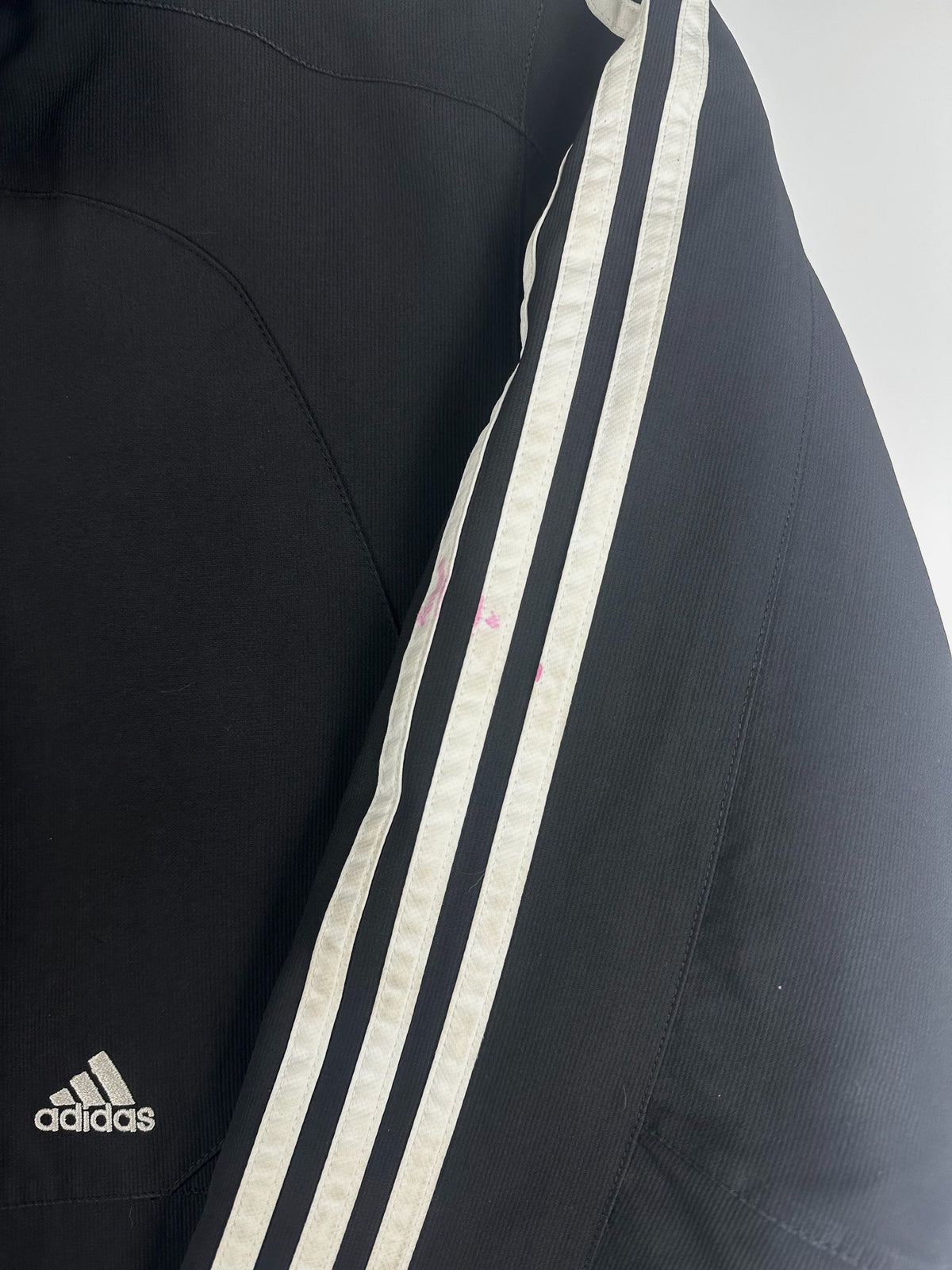 Preloved 00s 2008 Adidas Small Logo Embroidered Heavyweight Parka Jacket (XL)