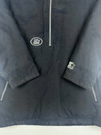 Vintage 90s Starter Brand Fleece Lined Half Zip Heavy Parka Jacket (XL)