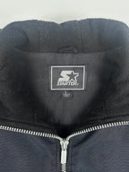 Vintage 90s Starter Brand Fleece Lined Half Zip Heavy Parka Jacket (XL)