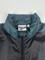 Vintage 90s Reebok Integrity Big Logo Colour Block Windbreaker Jacket (XL)