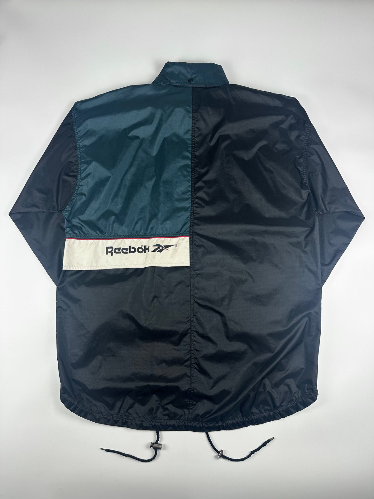 Vintage 90s Reebok Integrity Big Logo Colour Block Windbreaker Jacket (XL)