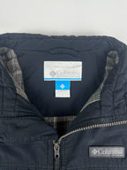 Preloved Columbia Sportwear Company Patch Logo Plaid Lined Parka Jacket (XL)