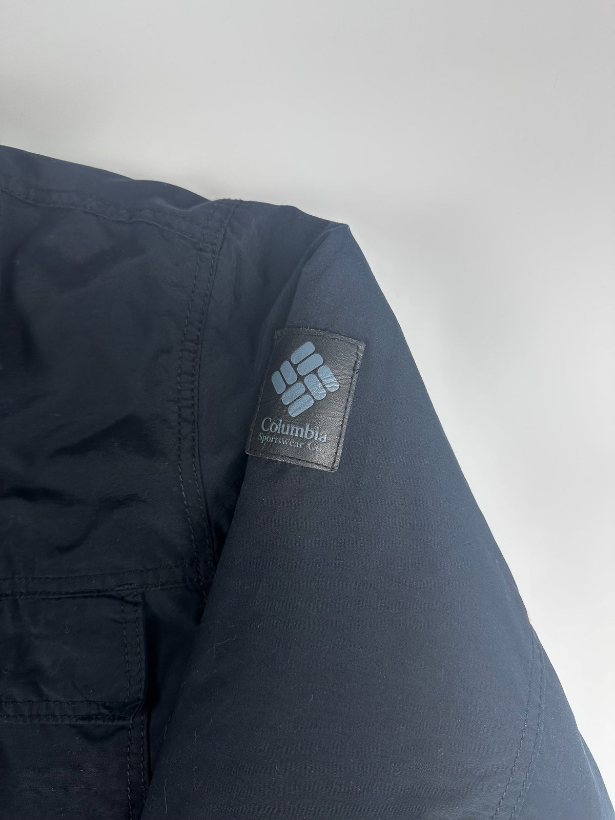 Preloved Columbia Sportwear Company Patch Logo Plaid Lined Parka Jacket (XL)