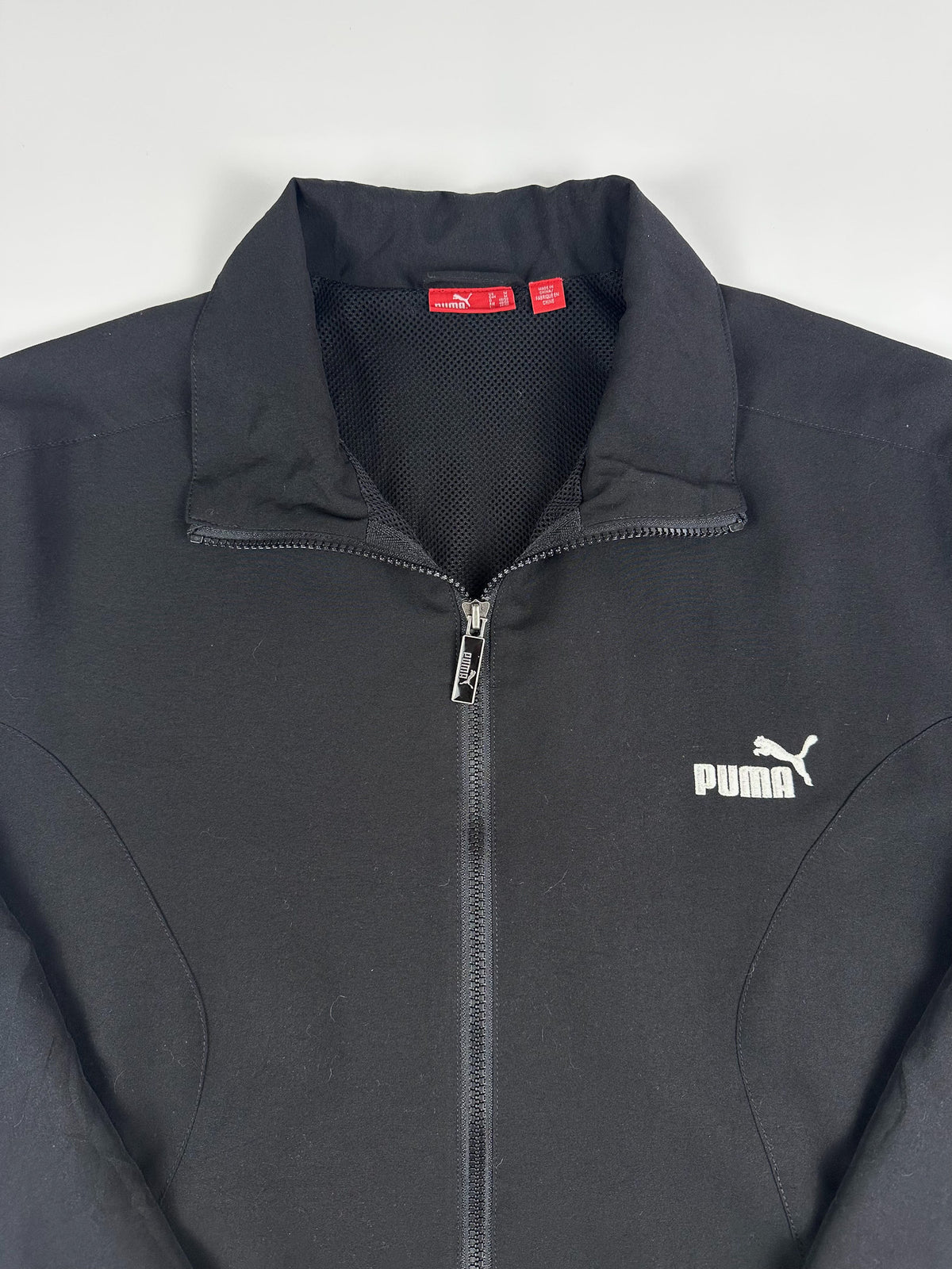 Preloved Puma Embroidered Logo Spellout Windbreaker Track Jacket (M)
