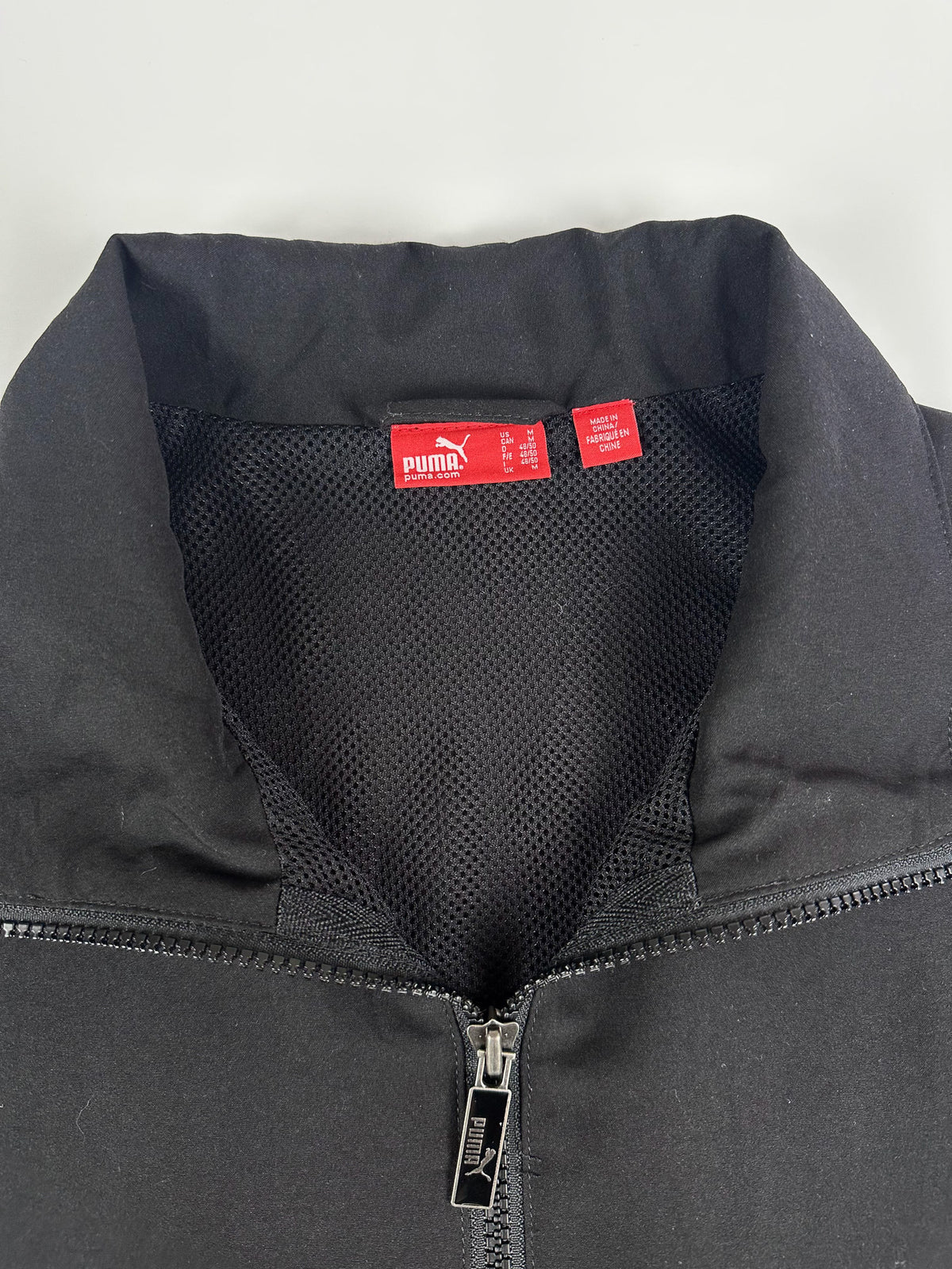 Preloved Puma Embroidered Logo Spellout Windbreaker Track Jacket (M)