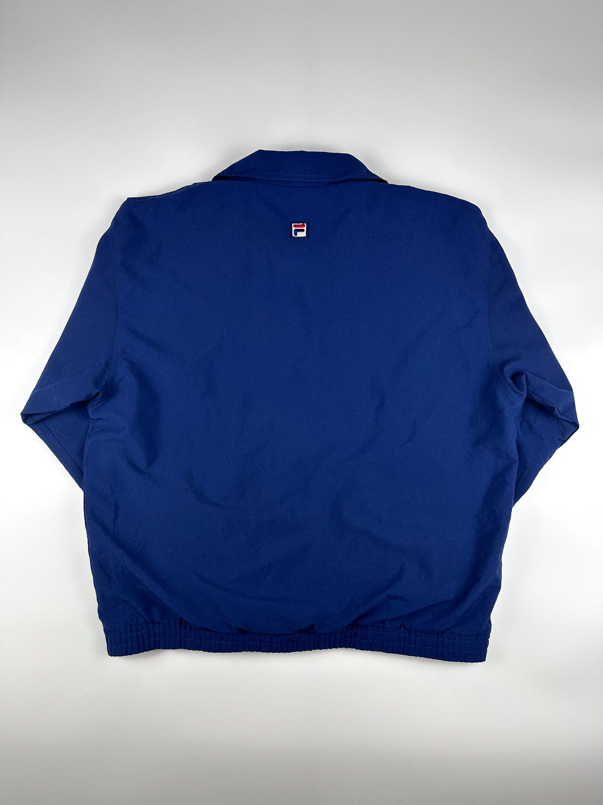 Vintage 00s Fila Embroidered Spellout Logo Windbreaker Track Jacket (M)