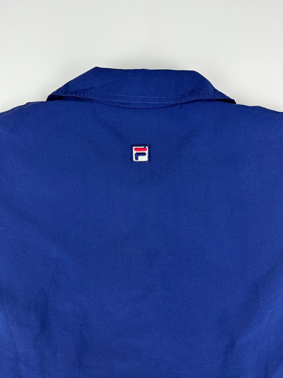 Vintage 00s Fila Embroidered Spellout Logo Windbreaker Track Jacket (M)