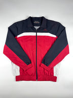 Vintage 00s Kappa Embroidered Logo Colour Block Windbreaker Track Jacket (2XL)