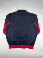 Vintage 00s Kappa Embroidered Logo Colour Block Windbreaker Track Jacket (2XL)