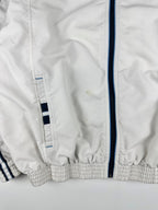 Vintage 00s Champion Embroidered Logo Tape Stripe Windbreaker Track Jacket (XL)