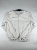 Vintage 00s Champion Embroidered Logo Tape Stripe Windbreaker Track Jacket (XL)