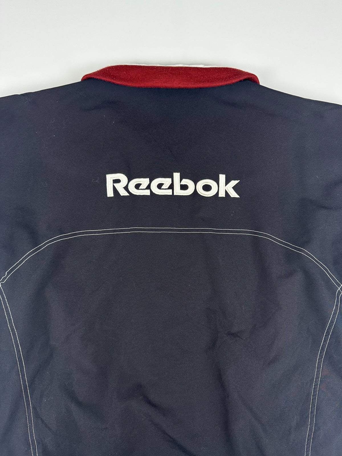 Vintage 90s Reebok Embroidered Logo Spellout Windbreaker Jacket (L)