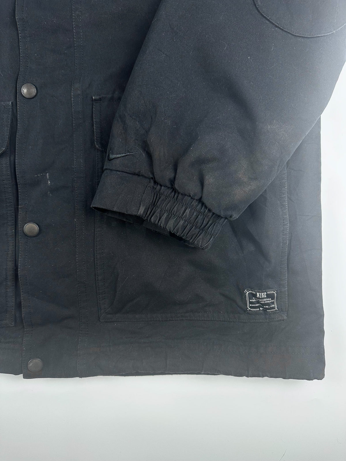 Vintage 00s Nike Storm Fit Heavyweight Outdoor Hooded Parka Jacket (M)