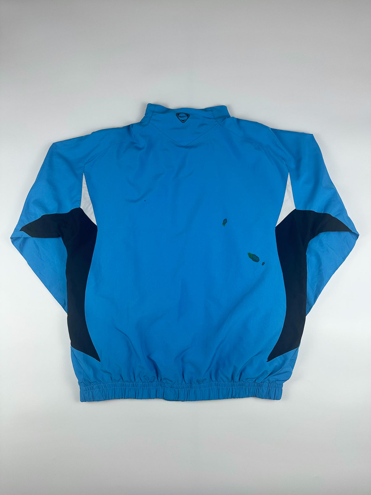 Vintage 00s Nike Football Total 90 Fit Dry Swoosh Logo Windbreaker Jacket (M)