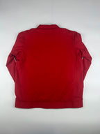 Vintage 00s Nike Embroidered Mini Swoosh Striped Windbreaker Jacket (L)