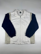 Vintage 00s Nike Challenge Court Tennis Mini Logo Windbreaker Jacket (L)