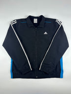 Preloved 2011 Adidas 3 Stripe Embroidered Logo Windbreaker Jacket (L)