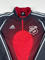 Vintage 00s 06/07 Adidas SV Hansühn Kreisklasse A German Football Windbreaker Jacket (M)