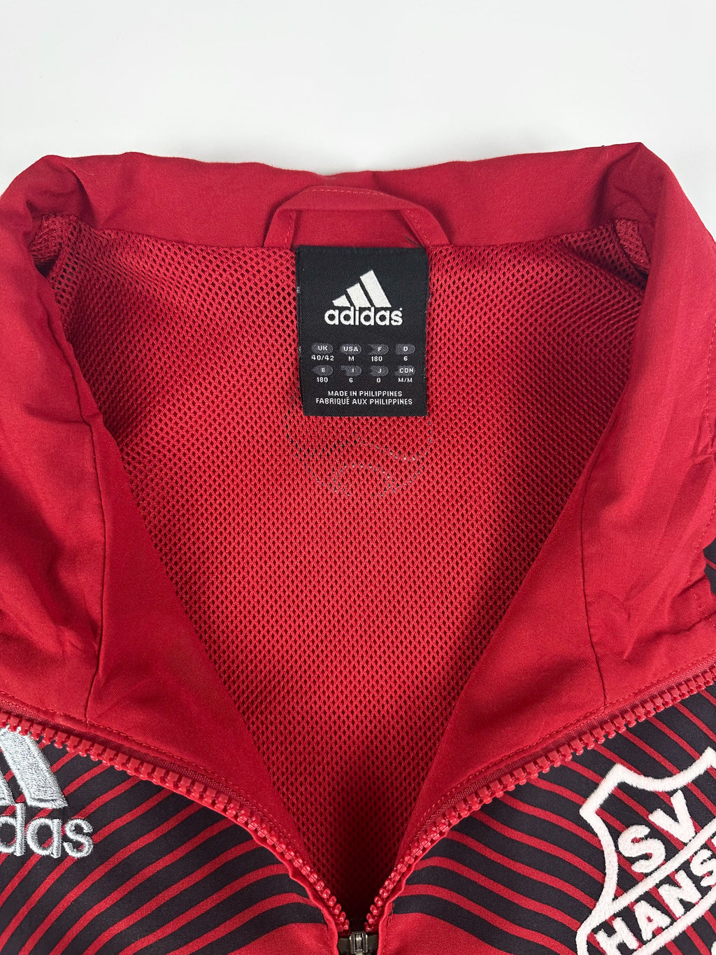 Vintage 00s 06/07 Adidas SV Hansühn Kreisklasse A German Football Windbreaker Jacket (M)