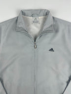 Vintage 00s 2002 Adidas Embroidered Mini Logo Windbreaker Jacket (L)