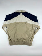 Vintage 00s Adidas 3 Stripe Colour Block 2 Tone Embroidered Logo Windbreaker Jacket (L)