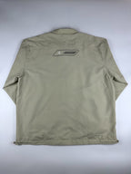 Vintage 00s 2004 Adidas 3 Stripe Embroidered Logo Windbreaker Jacket (XL)