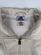 Vintage 00s 2000 Adidas 3 Stripe Embroidered Logo Windbreaker Jacket (L)