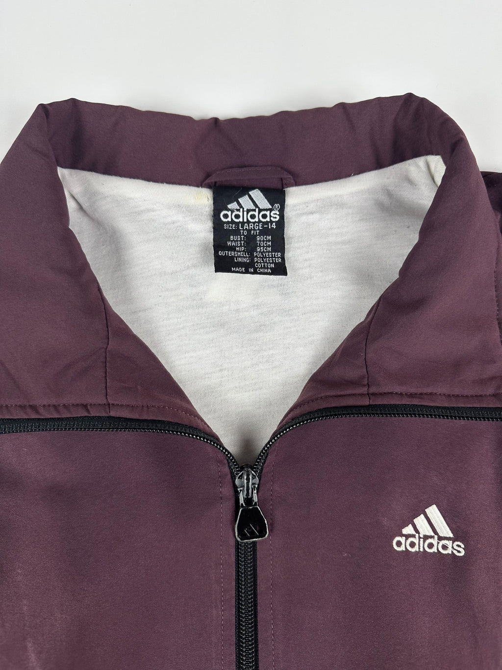 Vintage 90s 1999 Adidas 3 Stripe Embroidered Colour Block Windbreaker Jacket (L)